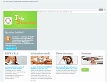 Tablet Screenshot of infosicurezza.eu